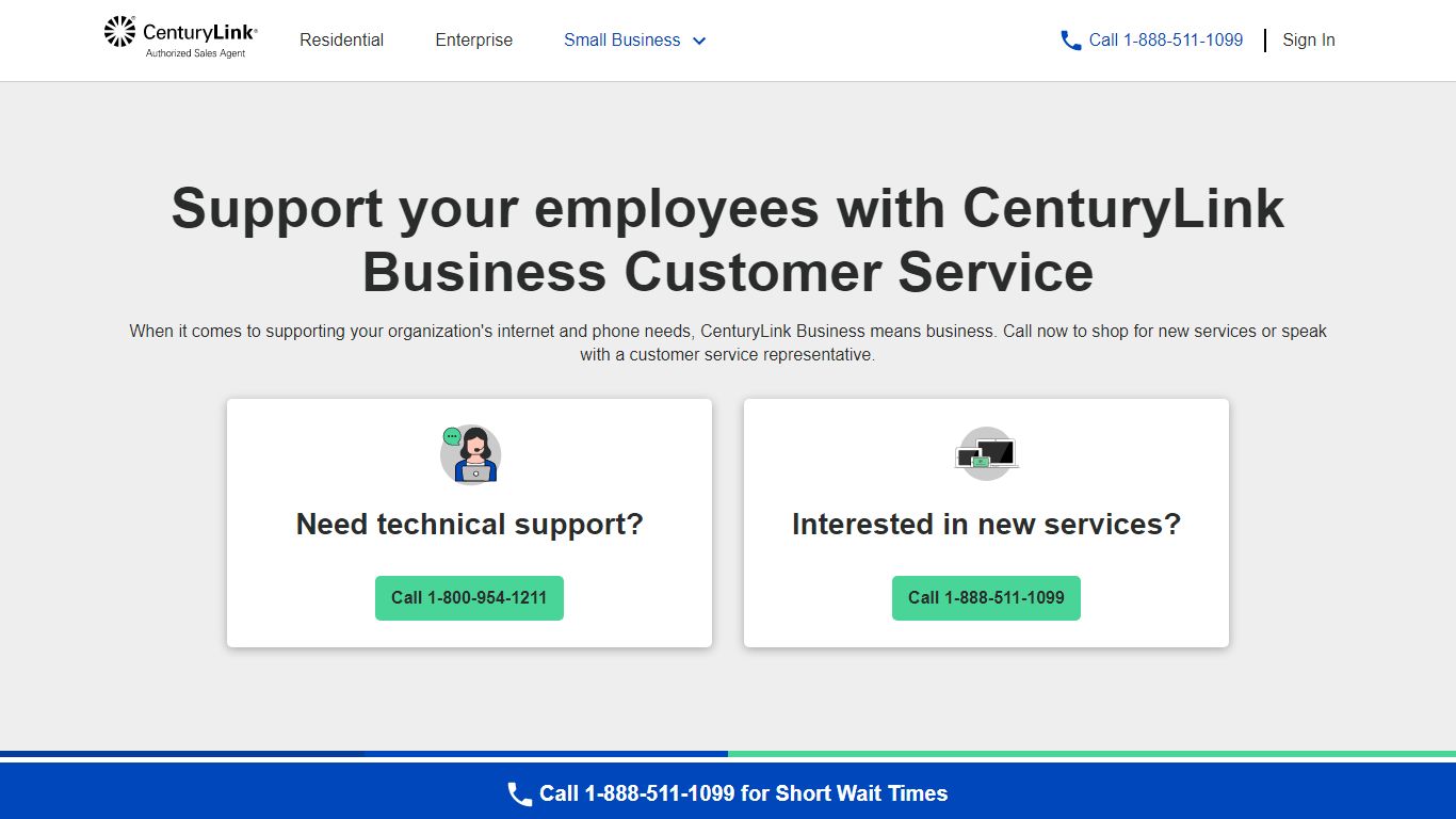 CenturyLink Business Customer Support | Call 833-591-0933