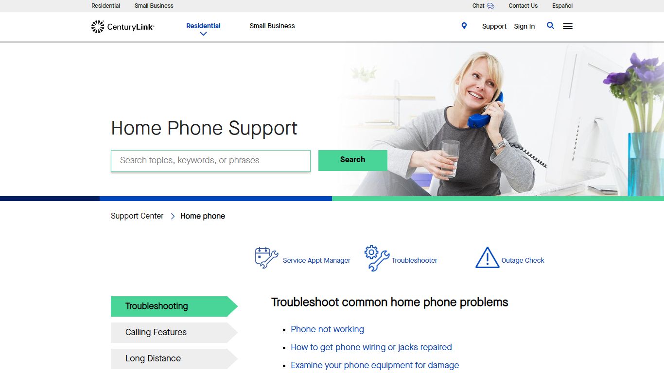 Home Phone Support | CenturyLink